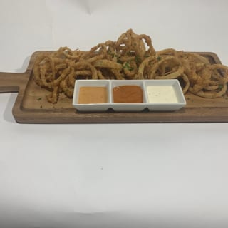 Shoe String Onion Rings